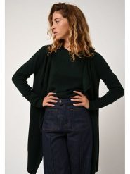 AUTHENTIC CASHMERE Kaszmirowy kardigan "Chésery" w kolorze ciemnozielonym rozmiar: XL. Zielone kardigany AUTHENTIC CASHMERE, xl, bez wzorów, z kaszmiru. Za 483.17 zł.