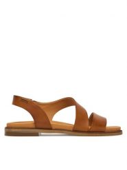 Pikolinos Sandały Navia W3E-0652 Brązowy. Brązowe sandały Pikolinos, bez wzorów, ze skóry, bez obcasa, na płaskiej podeszwie, bez zapięcia. Za 489.99 zł.