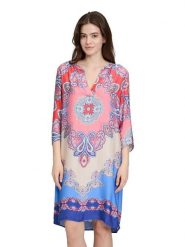 Betty Barclay Sukienka w kolorze jasnoróżowo-niebieskim rozmiar: 40. Niebieskie sukienki Betty Barclay, bez wzorów, z wiskozy, bez kołnierzyka, bez ramiączek, midi. Za 195.99 zł.