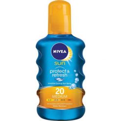 Nivea Protect & Refresh Cooling Sun Spray SPF20 200ml. Kremy do opalania marki Nivea. Za 51.86 zł.