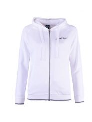 North Sails Bluza | 90 2269 000 | Hooded Full Zip W/Graphic | Kobieta | Biały. Białe bluzy North Sails, xxs, bez wzorów, z bawełny. W wyprzedaży za 169.00 zł.