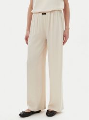 Eleh Spodnie palazzo ESS250049 Écru Regular Fit. Spodnie materiałowe Eleh, m, bez wzorów, z materiału. Za 379.99 zł.