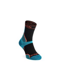 Skarpety biegowe damskie Bridgedale Trail Run Midweight T2 Merino Sport Crew. Czarne skarpety Bridgedale, bez wzorów. Za 76.99 zł.
