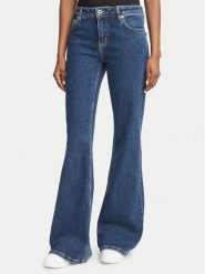 HUGO Jeansy Gelissa_4_B 50569843 Granatowy Flare Fit. Niebieskie jeansy Hugo, bez wzorów. Za 449.99 zł.