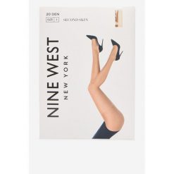 Rajstopy Nine West. Brązowe rajstopy i pończochy Nine West, bez wzorów. Za 19.99 zł.