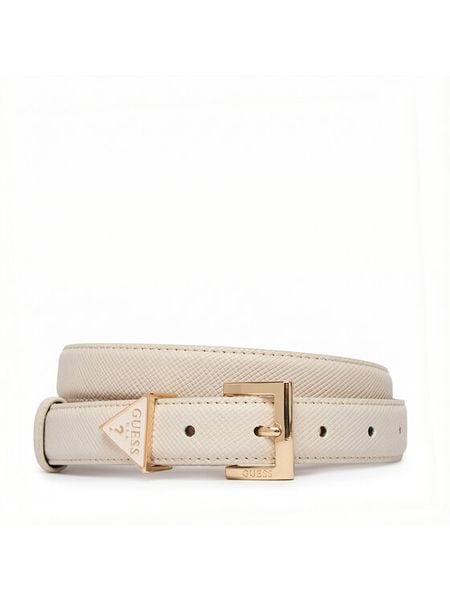 Guess Pasek Damski BW9320 P6125 Écru. Paski Guess, z aplikacjami, ze skóry. Za 199.99 zł.