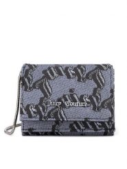 Juicy Couture Portfel BIJXT8663WVP Czarny. Czarne portfele Juicy Couture, bez wzorów, z tworzywa sztucznego. Za 159.99 zł.
