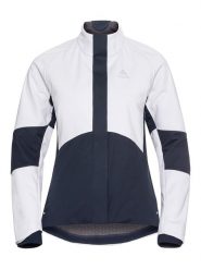 Odlo Kurtka funkcyjna "Silsand" w kolorze czarno-białym rozmiar: L. Białe kurtki sportowe Odlo, l, bez wzorów, bez kaptura, outdoorowe. Za 408.49 zł.