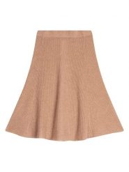 Perfect Cashmere Kaszmirowa spódnica "Shaw" w kolorze beżowym rozmiar: L. Brązowe spódnice Perfect Cashmere, l, bez wzorów, z kaszmiru, midi. Za 304.56 zł.