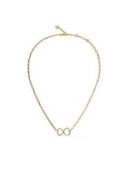 Guess Naszyjnik JUBN04 616JW Złoty. Żółte naszyjniki Guess, metalowe. Za 169.99 zł.