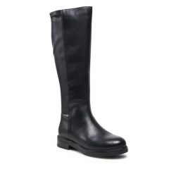 Kozaki Lasocki. Czarne kozaki Lasocki, bez obcasa, na płaskiej podeszwie, bez zapięcia. Za 399.99 zł.
