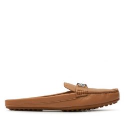 Klapki LAUREN RALPH LAUREN. Brązowe klapki Lauren Ralph Lauren, bez wzorów, bez obcasa. Za 289.99 zł.