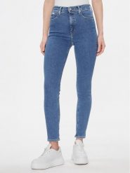 Calvin Klein Jeans Jeansy High Rise Skinny J20J223311 Niebieski Skinny Fit. Niebieskie jeansy Calvin Klein Jeans, bez wzorów. Za 229.99 zł.