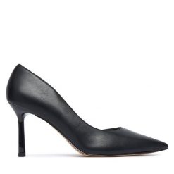 Szpilki Aldo. Czarne szpilki Aldo, bez wzorów, bez obcasa, na szpilce, bez zapięcia. Za 339.99 zł.