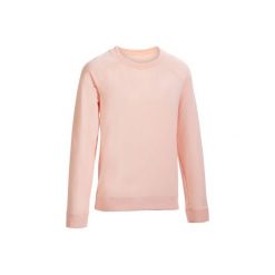 Bluza Gym & Pilates 500 damska. Szare bluzy DOMYOS, xs, bez wzorów, z bawełny, bez kaptura. Za 34.99 zł.