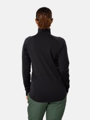 KARI TRAA Bluza polarowa "Evelyn" w kolorze czarnym rozmiar: XL. Czarne bluzy Kari Traa, xl, bez wzorów, z polaru, bez kaptura. Za 237.17 zł.