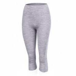 Legginsy merino dla kobiet MALKA. Brązowe legginsy LASTING, m, bez wzorów, z materiału. Za 409.00 zł.
