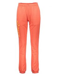 Asics Spodnie dresowe "Sigma" w kolorze pomarańczowym rozmiar: 3XS. Pomarańczowe spodnie dresowe Asics, xs, bez wzorów, z dresówki. Za 56.39 zł.