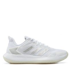 Buty do tenisa adidas. Białe obuwie sportowe Adidas, bez zapięcia, tenisowe. Za 339.99 zł.