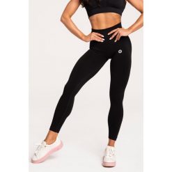 Legginsy fitness damskie Gym Glamour basic. Czarne legginsy GYM GLAMOUR, s, bez wzorów. Za 179.99 zł.