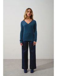AUTHENTIC CASHMERE Kaszmirowy sweter "Chelsea" w kolorze niebieskim rozmiar: XL. Niebieskie swetry AUTHENTIC CASHMERE, xl, bez wzorów, z kaszmiru, bez ramiączek. Za 484.31 zł.
