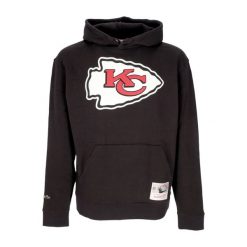 Bluza z kapturem Kansas City Chiefs NFL Team Logo Upd. Czarne bluzy Mitchell & Ness, na jesień, l, bez wzorów, z materiału, z kapturem. Za 403.55 zł.