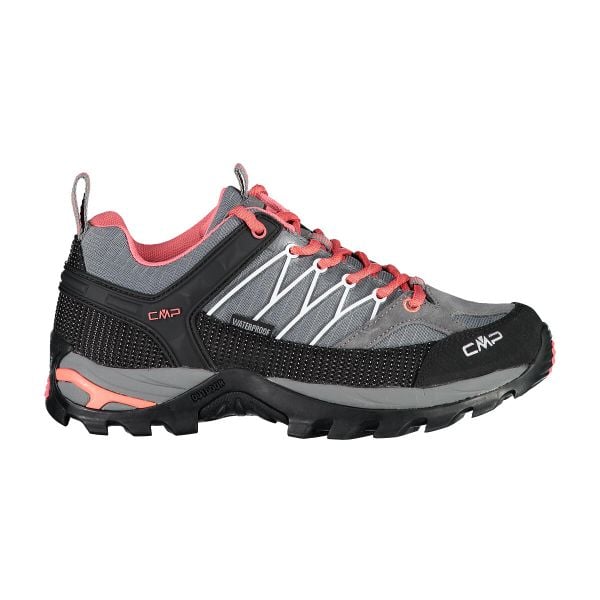 Buty Trekkingowe dla dorosłych CMP Rigel Low Waterproof. Czarne trekkingi CMP, z materiału, outdoorowe. Za 352.81 zł.