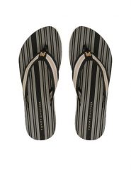 Tommy Hilfiger Japonki Im Th Print Beach Sandal FW0FW08370 Czarny. Czarne klapki TOMMY HILFIGER, bez wzorów, z materiału, bez obcasa. Za 159.99 zł.