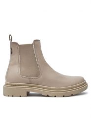 Levi's® Sztyblety Trooper 234714-1983-23 Beżowy. Brązowe botki bez wzorów, ze skóry, bez obcasa, na płaskiej podeszwie, bez zapięcia. Za 399.99 zł.