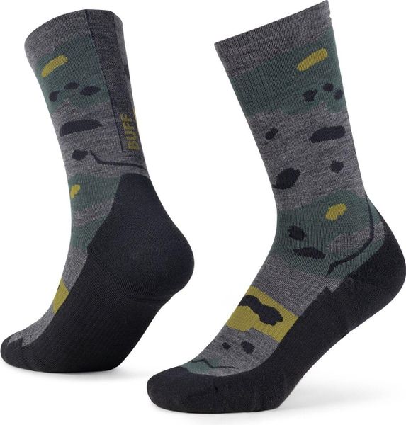 Skarpetki Buff MERINO LIGHTWEIGHT CREW SOCK LWC2. Szare skarpety Buff, bez wzorów, z elastanu. Za 129.90 zł.