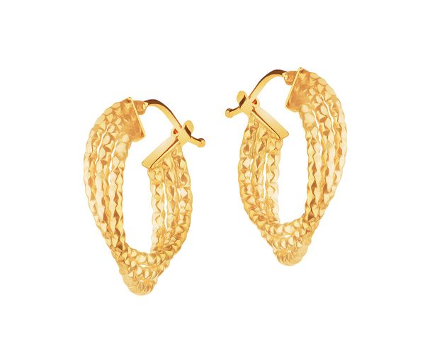 Złote kolczyki. Żółte kolczyki Apart, złote. Za 719.00 zł.