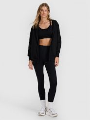 4F Legginsy dzianinowe damskie - czarne XL. Czarne legginsy 4f, s, bez wzorów, z dzianiny, z podwyższonym stanem. Za 129.99 zł.