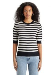 Scotch & Soda Sweter w kolorze czarno-białym rozmiar: XL. Białe swetry Scotch & Soda, xl, bez wzorów, bez ramiączek. Za 147.45 zł.