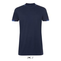 Koszulka Sol's Classico. Niebieskie bluzki SOL'S, s, bez wzorów, sportowe, bez kołnierzyka, bez ramiączek. Za 144.00 zł.