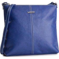 Torebka LASOCKI - BRT-063 Azure. Niebieskie listonoszki Lasocki, bez wzorów, ze skóry, bez dodatków. Za 119.99 zł.