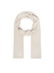 Calvin Klein Szalik LV04F8099G Kremowy. Białe szaliki Calvin Klein, bez wzorów, z wiskozy. Za 209.99 zł.