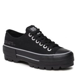 Trampki Big Star Shoes. Czarne trampki BIG STAR SHOES, bez wzorów, bez zapięcia. Za 109.99 zł.