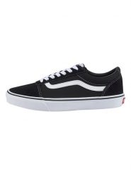 Vans Sneakersy "Ward" w kolorze czarno-białym rozmiar: 46. Czarne trampki Vans, bez wzorów, z materiału, bez zapięcia. Za 104.14 zł.
