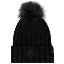Czapka Helly Hansen. Czarne czapki Helly Hansen, bez wzorów. Za 159.99 zł.