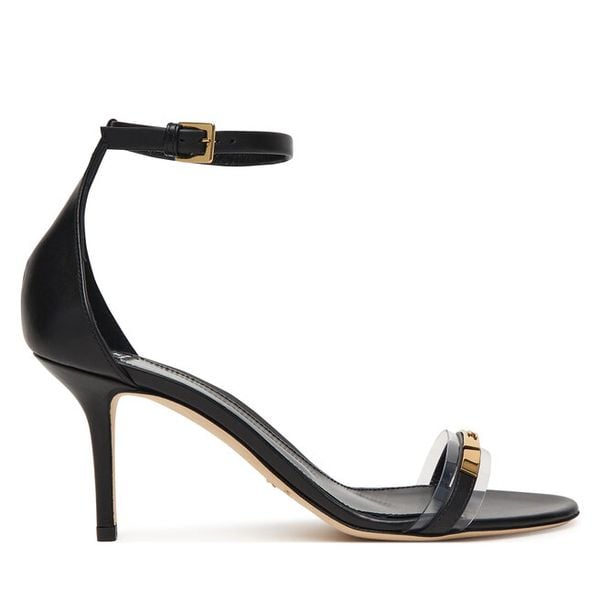 Sandały Elisabetta Franchi. Czarne sandały Elisabetta Franchi, bez wzorów, bez obcasa, na szpilce, bez zapięcia. Za 2,339.00 zł.