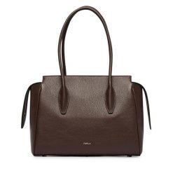 Torebka Furla. Brązowe torebki klasyczne Furla, bez wzorów, bez dodatków. Za 1,839.00 zł.