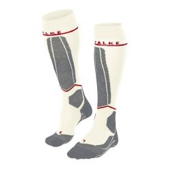 Skarpetki damskie Falke Sk4 Energizing Wool Mi-bas. Białe skarpety Falke, bez wzorów, z elastanu. Za 226.00 zł.