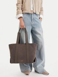 GINO ROSSI Torebka EO-LA321-2769 Szary. Szare shopper Gino Rossi, bez wzorów, ze skóry, bez dodatków. Za 599.99 zł.