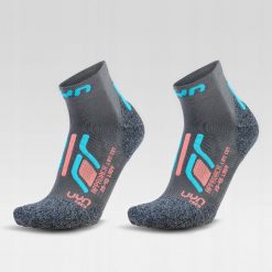 Skarpety trekkingowe damskie Uyn Trekking Approach Low Cut. Niebieskie skarpety Uyn, bez wzorów. Za 159.99 zł.