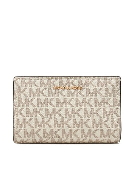 MICHAEL Michael Kors Portfel Bryant 32S5GYTZ2B Beżowy. Brązowe portfele MICHAEL Michael Kors, bez wzorów, ze skóry. Za 494.99 zł.