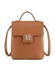 Nine West Plecak LX20006 Brązowy. Brązowe plecaki Nine West, bez wzorów, z tworzywa sztucznego. Za 229.99 zł.