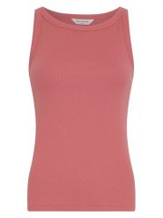 MOSS COPENHAGEN Top "Gubbe" w kolorze jagodowym rozmiar: M/L. Czerwone topy Moss Copenhagen, l, bez wzorów, bez kołnierzyka, bez ramiączek. Za 87.61 zł.