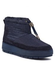 Tommy Hilfiger Śniegowce Tommy Monogram Snowboot FW0FW07637 Niebieski. Niebieskie trapery i śniegowce TOMMY HILFIGER, ze skóry. Za 1,039.00 zł.
