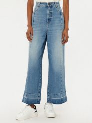 Weekend Max Mara Jeansy Agenda 2515181031 Niebieski Wide Leg. Niebieskie jeansy Weekend Max Mara, bez wzorów. Za 629.99 zł.