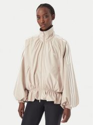 Adidas Bluza LG8941 Beżowy Oversize. Brązowe bluzy Adidas, m, bez wzorów, z syntetyku, bez kaptura. Za 369.99 zł.